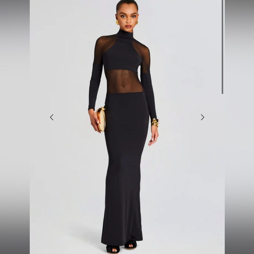 SER.O.YA Kaya Dress in Black, NWT, Sold out